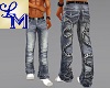 !LM Faded Jeans Snakes M