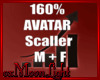 160% Avatar Scaler M+F