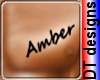 Name Amber on chest