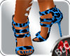 (BL)Leopard Blue Shoes
