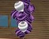 dark purple balloons