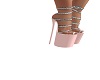 sexy light pink  heels