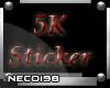 5K Sticker