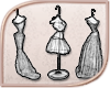 |w| Antique Dress Stands