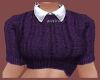 Short Sweater Purple