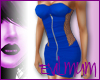 [EM]Zip Dress Blue