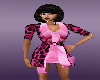 disco pink wow dress