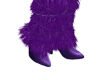 stivali purple furr
