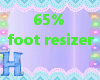 MEW 65% foot resizer
