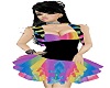 Rainbow Tulle dress