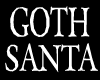K75 Short Goth Santa Hat
