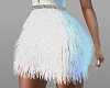 MEL White  Fur Skirt