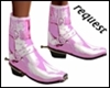 COWBOY BOOTS LIGHT PINK