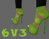 6v3| HOT Green Heels