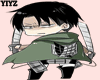 Cutout Levi Chibi