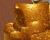 Gold Snuggle Chair