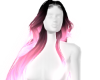 Glowing Black/Pink Hair