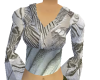 (HMC)PEACOCK KIMONO TOP