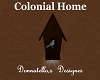 colonial bird house ligh