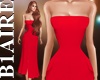 B1l Red Midi Dress