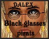 glasses pirats black