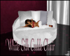 white Silk Cuddle Chair