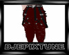 Satan PVC Pants-Red