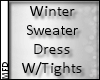 {M} SweaterDressW/Tights