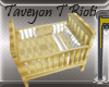  Gold baby bed