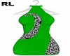 RL Swirl Dress LimeGreen