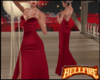 Red Wine Satin Gown