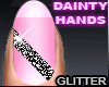 Pink Nails Glitter 01