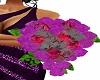 purple orchid bridesmaid