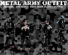 metal  army pants