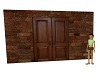 brick wall with door