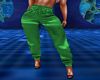 Green Satin Trousers