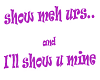 Show me and Show you