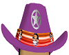 cowboy hat purple