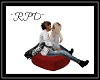 Red Heart Kissing Pillow