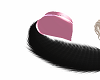 black tail pink heart
