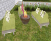 J|Patio Couch/Firepit