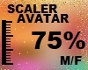 75 % AVATAR SCALER M/F