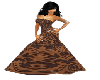 Queen Brown Dress
