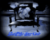 BlueWhite Rose Chair