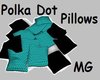 Polka Dot B/G Pillows