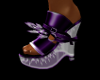 (MTA) Purple Spiked Heel