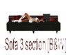 [B&W] Sofa 3 section