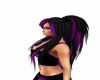 Purple Black Raven Hair