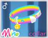 Rainbow Rawr Collar M