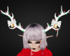 White Christmas Antlers